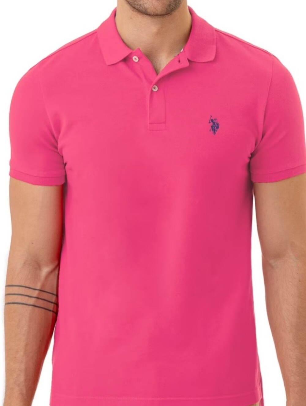 NWT Polo Ralph Lauren Polo Shirt Mens XL Pink Custom Fit Preppy Classic